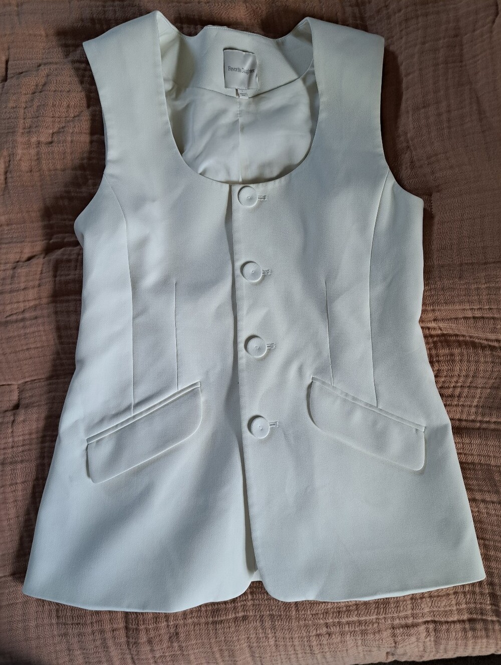 Favorite Daughter Ivory THE DIANA VEST. - Picture 10 of 10